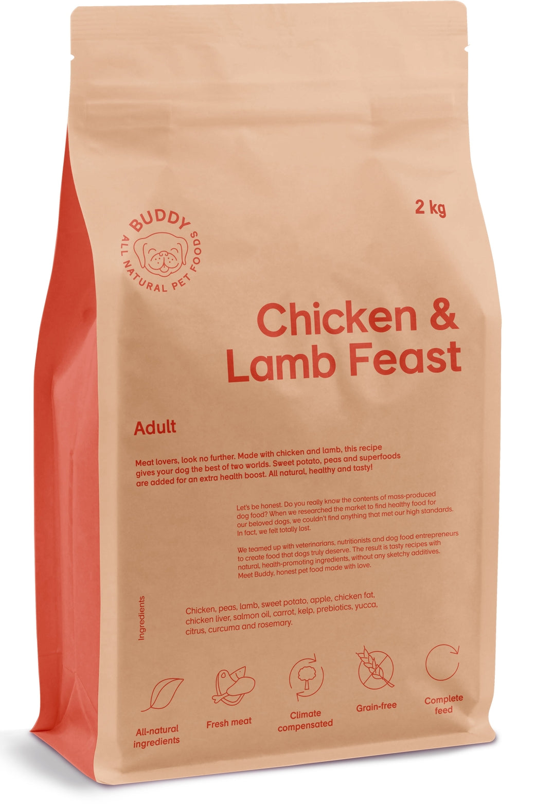 Buddy Chicken + Lamsfeest 2 kg