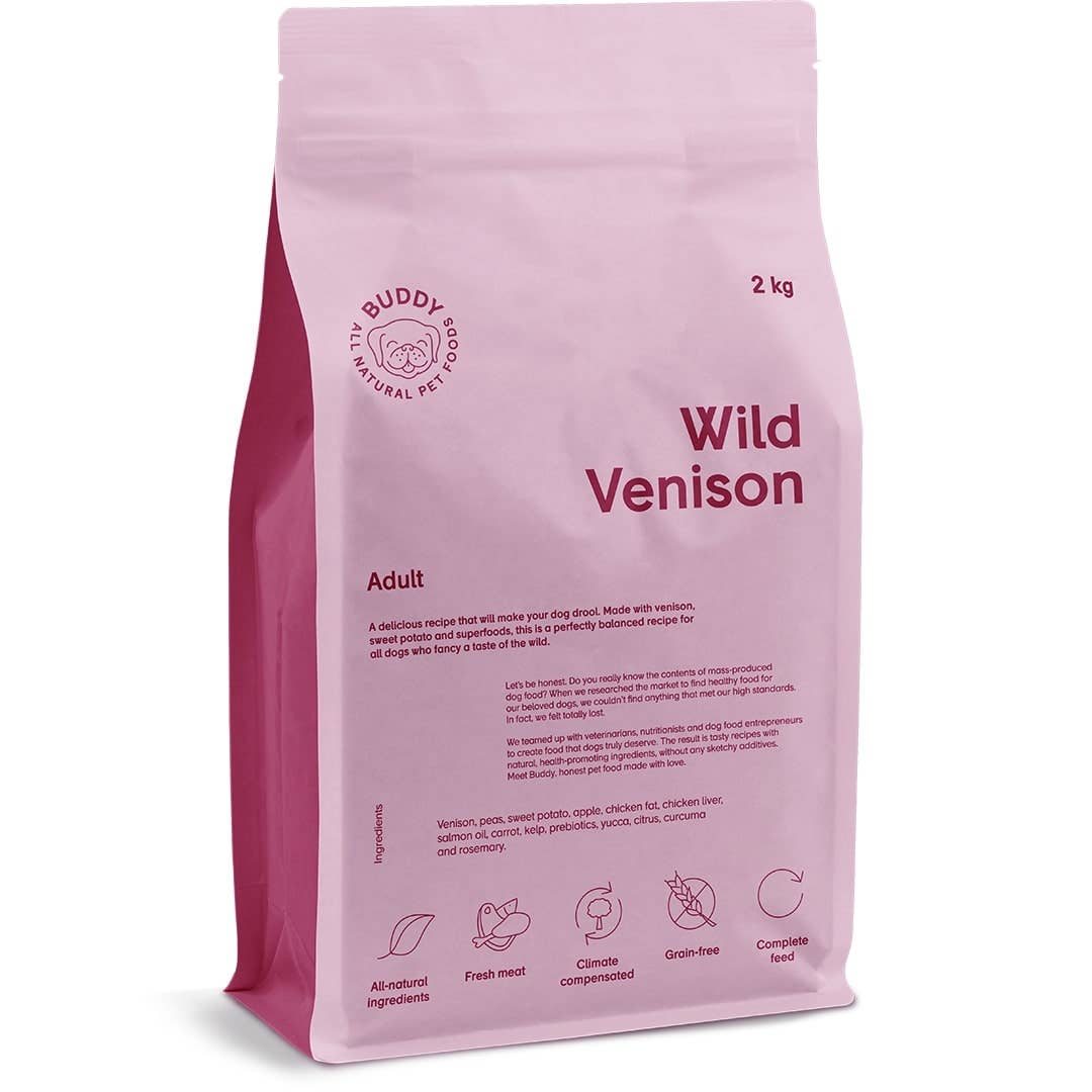 Buddy Wild Venison hondenvoer 2 kg