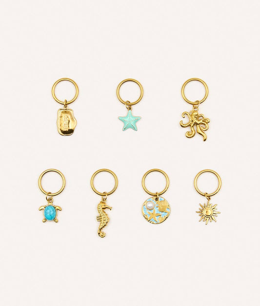 Sira Charms - Set van 7 hondenbedels.