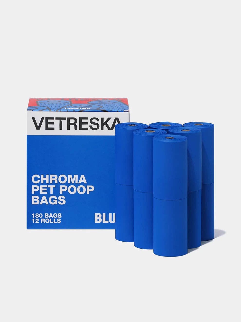 Vetreska  Chroma poepzakjes - 12 Rollen / 180 zakjes