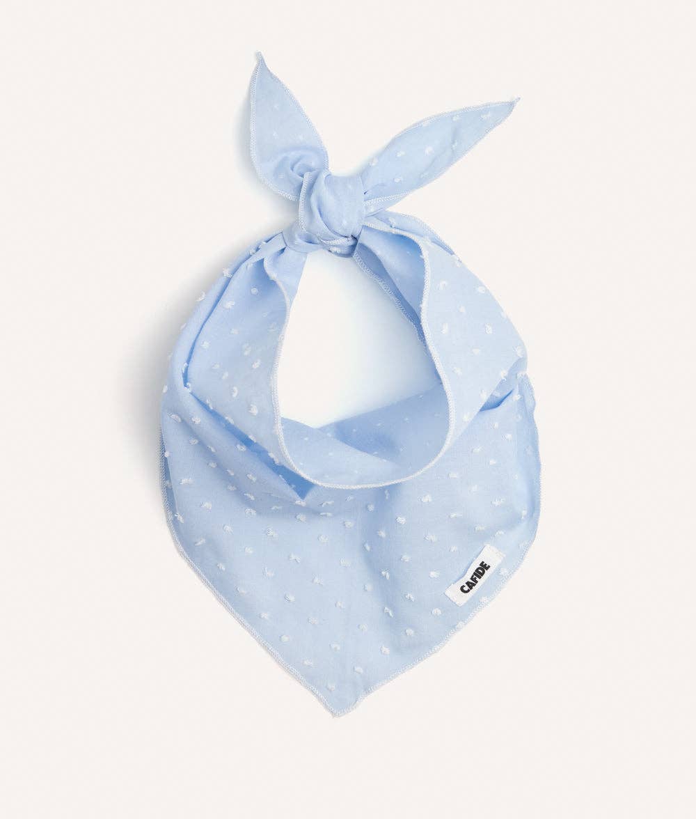 Hondenbandana Plumeti-design Blauw, Crème