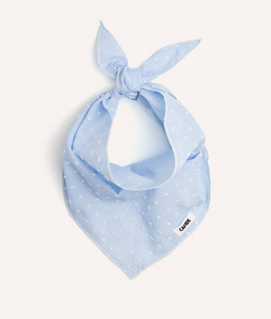 Hondenbandana Plumeti-design Blauw, Crème