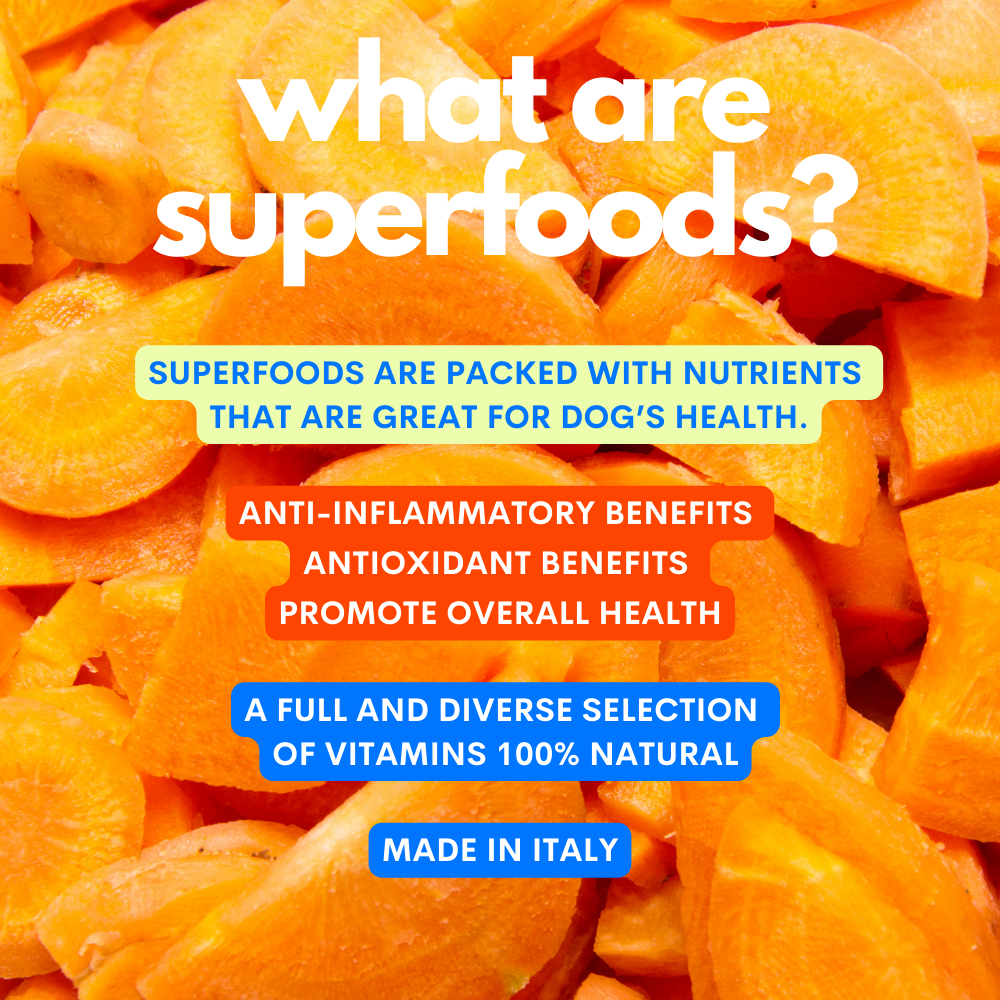 Superfood Green Mix - 100% natuurlijke vitaminepoeder voor honden