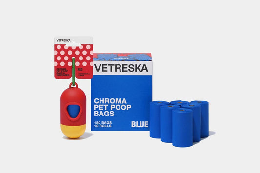 Vetreska  Chroma poepzakjes - 12 Rollen / 180 zakjes