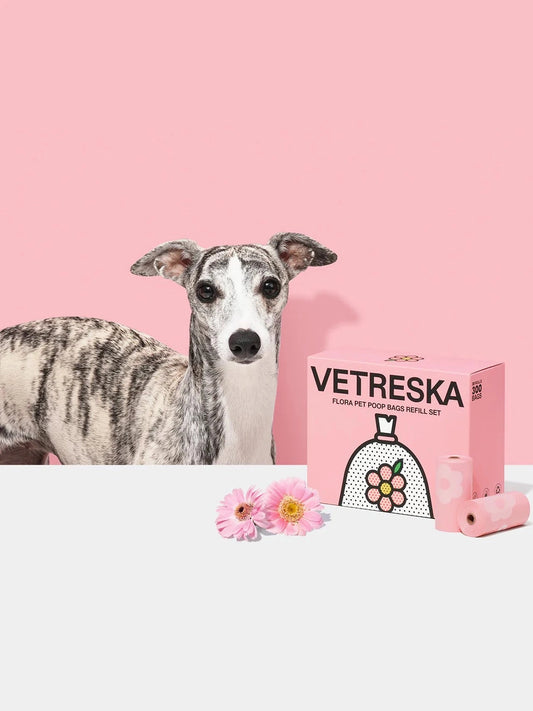 Vetreska Flora Poepzakjes- 12 rollen /180 zakjes