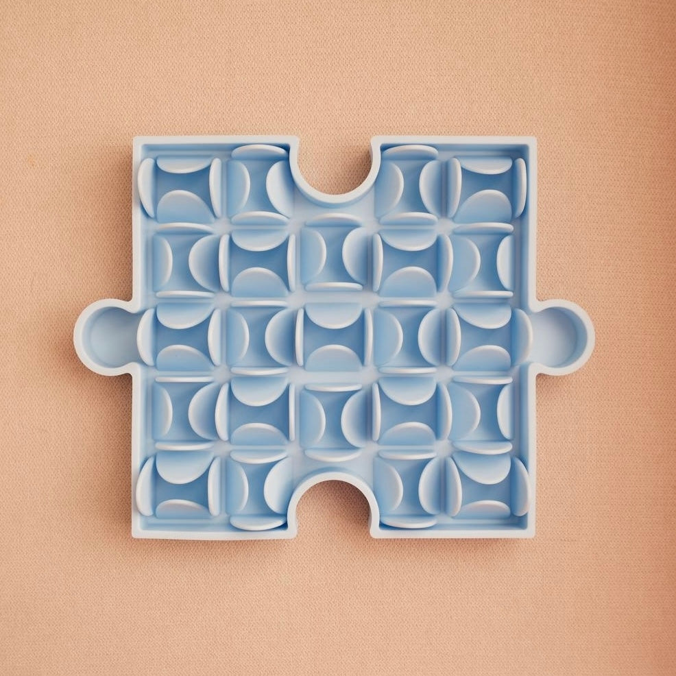 puzzel likmat blauw